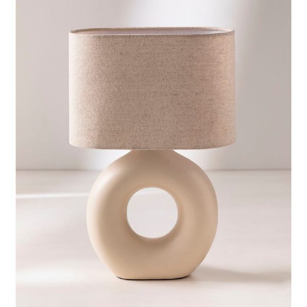 Lámpara de mesa de cerámica Katy de Sklum