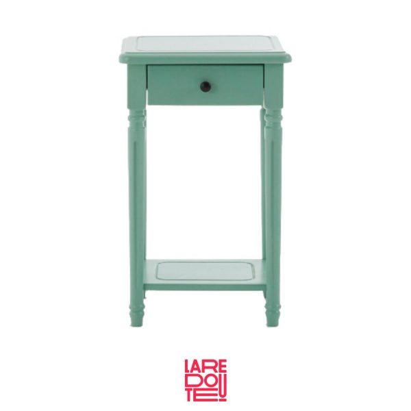 Mesita de noche verde Baudry de La Redoute