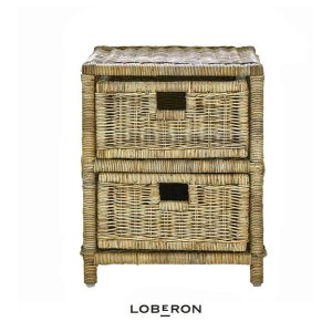 Mesita de ratán Mavellan de Loberon