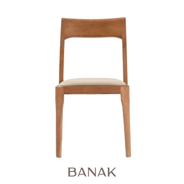 Silla Nory de madera de Banak