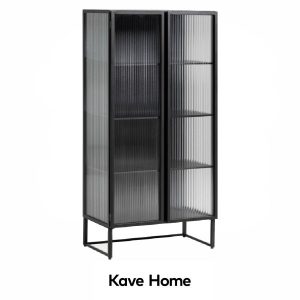 Vitrina negra Trixie de Kave Home