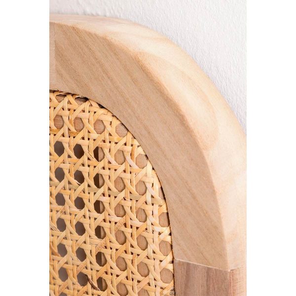 Cabecero Ralik de madera y ratán de Sklum