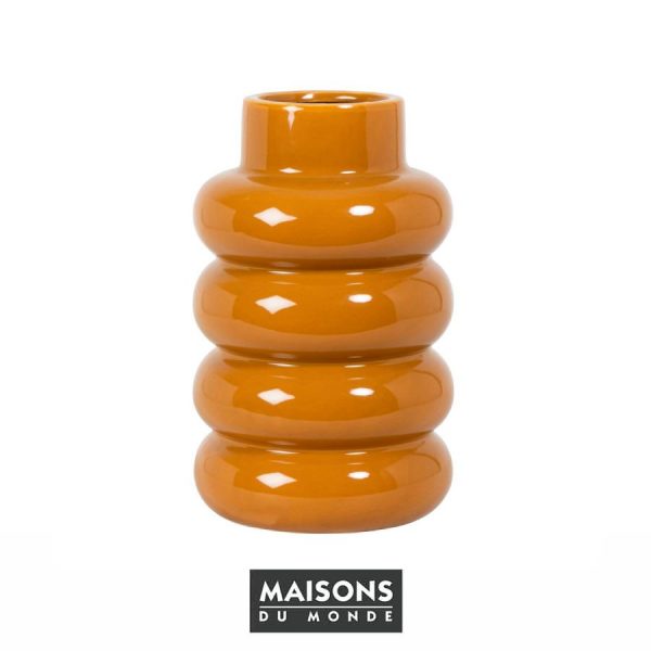 Jarrón amarillo Marta de Maisons du Monde