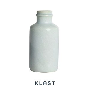 Jarrón Sasa de cerámica azul de Klast
