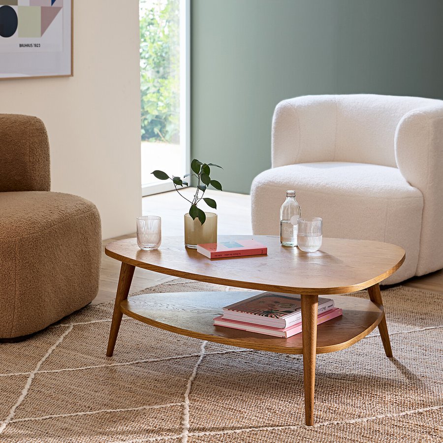 Mesa de centro vintage Quilda de La Redoute