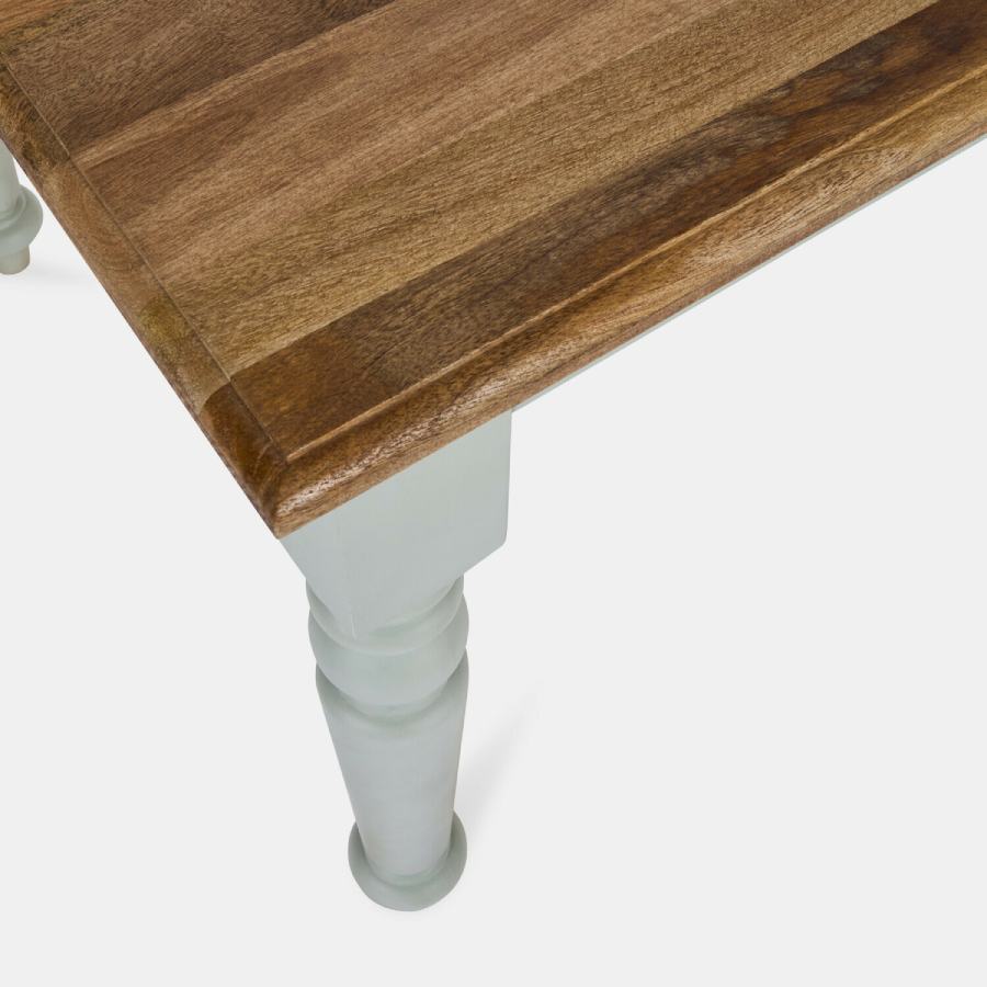 Mesa de comedor de madera verde Calvière de Loberon