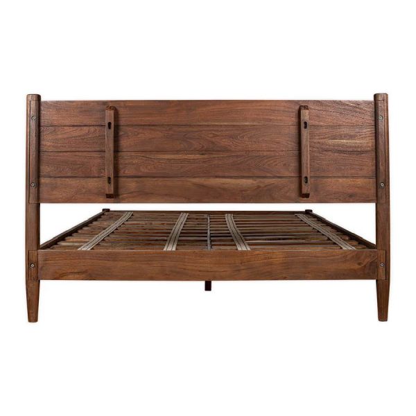 Anbu wooden bed by Nkuku