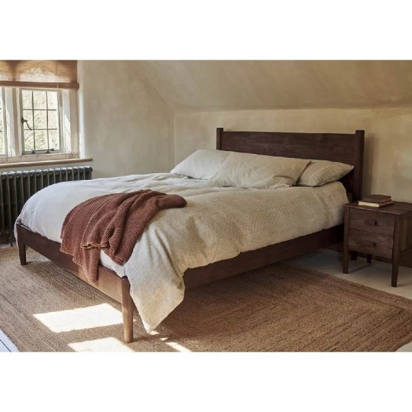 Anbu wooden bed by Nkuku