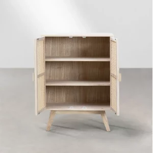 Aparador Ralik de madera y ratán de Sklum
