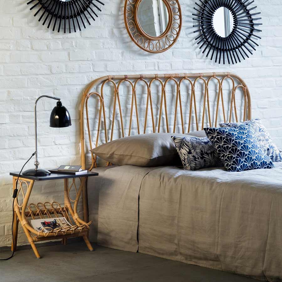 Rattan furniture for the bedroom