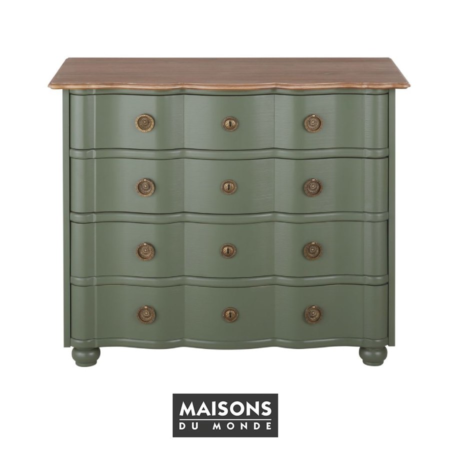 Cómoda verde Gustavia de Maisons du Monde