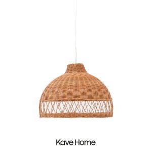 Lámpara de techo Loura de ratán Kave Home