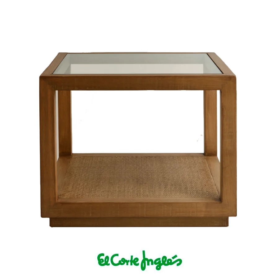 Mesa auxiliar de madera reciclada Manado de El Corte Inglés
