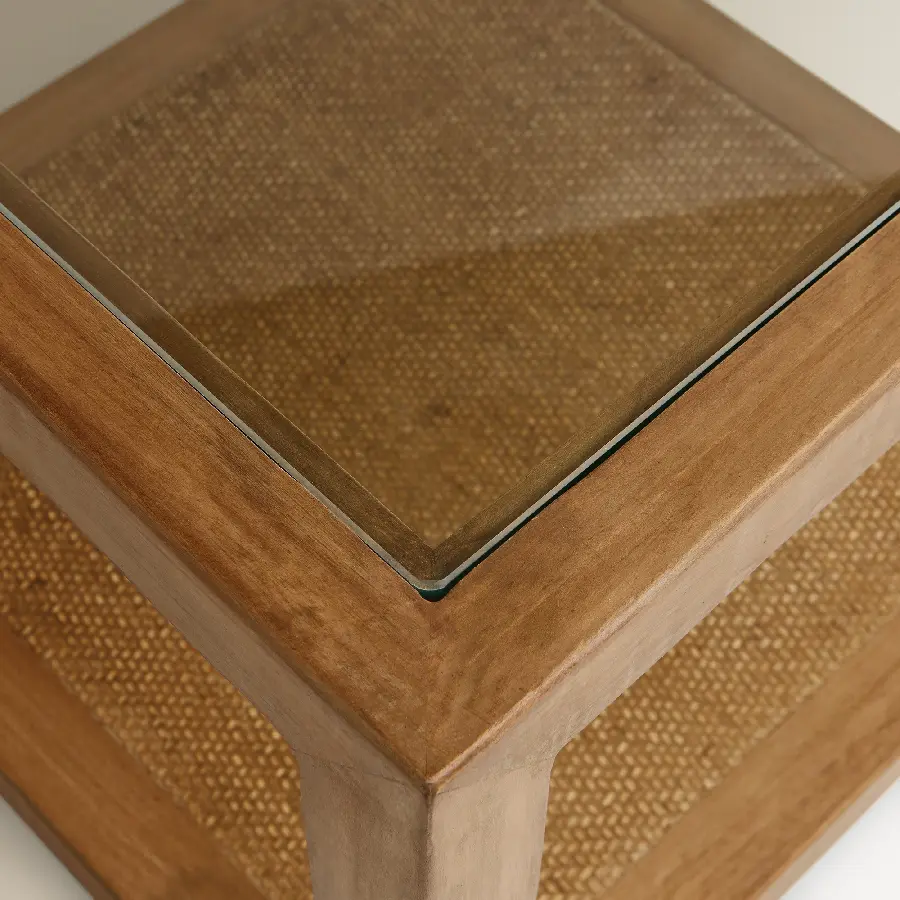 Mesa auxiliar de madera reciclada Manado de El Corte Inglés