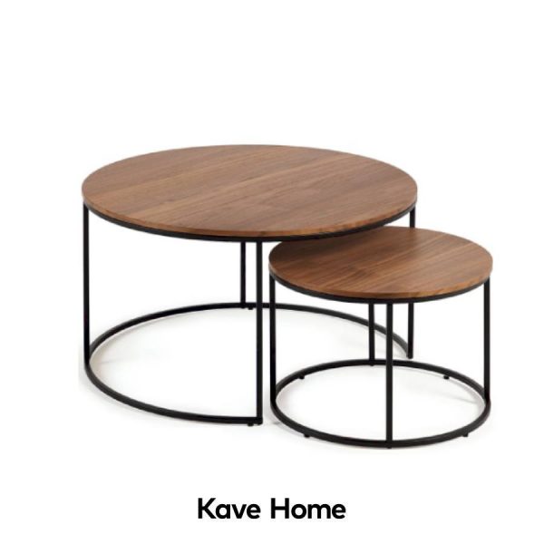 Mesas auxiliares nido Yoana de Kave Home