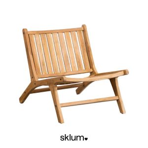 Sillón de jardín Caima de madera de Sklum