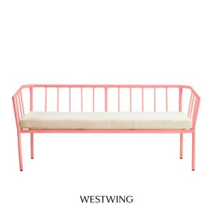 Sofá de exterior rosa Menton de Jotex