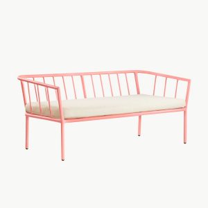 Sofá de exterior rosa Menton de Jotex