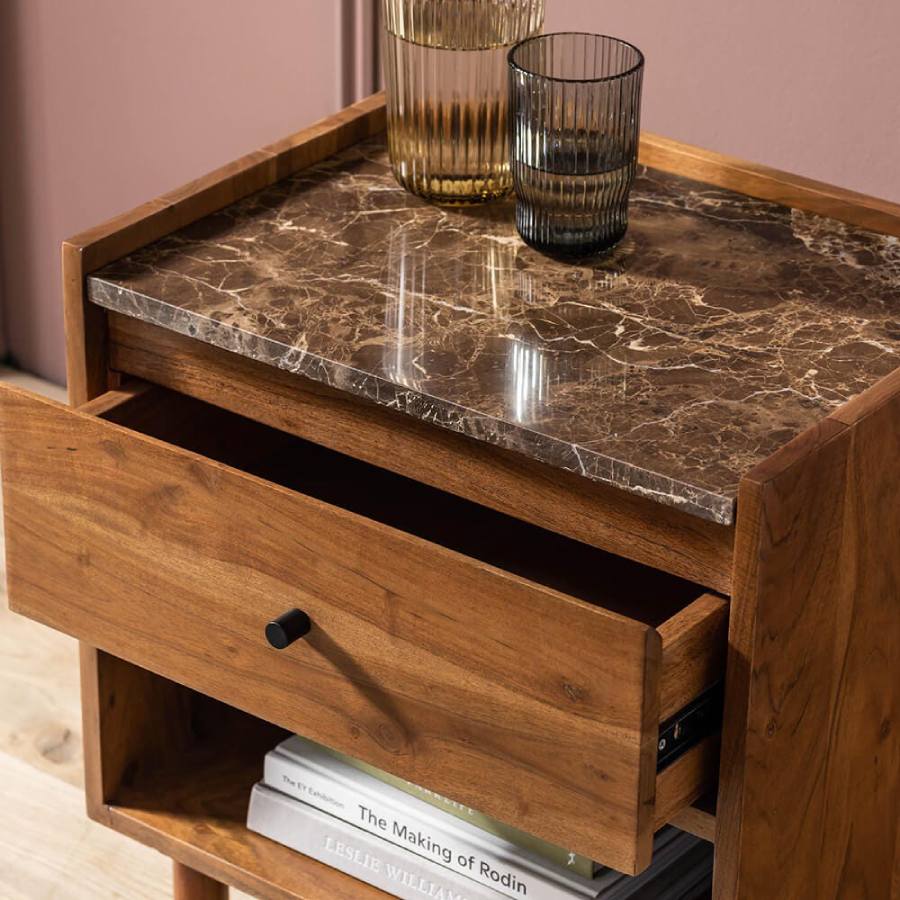 Brera bedside table by Atkin and Thyme