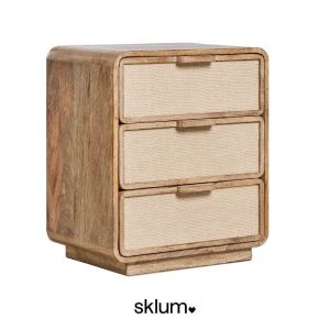 Mesita de noche Abrams de Sklum