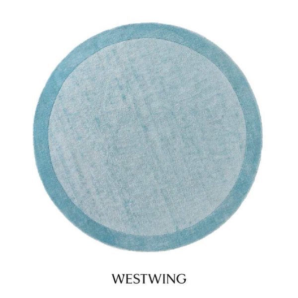 Alfombra redonda Kari azul de Westwing