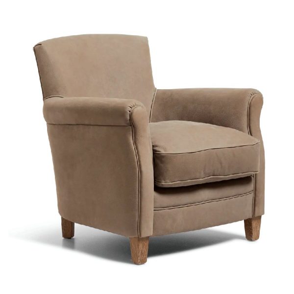 Berstone leather armchair by OKA furniture