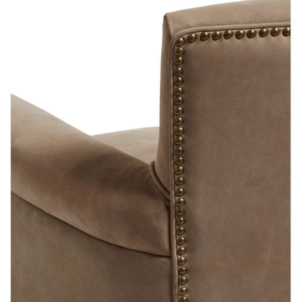 Berstone leather armchair by OKA furniture