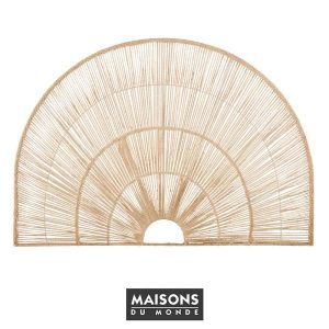 Cabecero doble de yute de Maisons de Monde