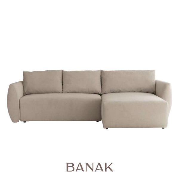 Sofá cama Lagos con chaiselongue de Banak