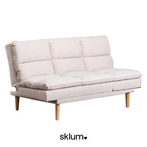 Sofá cama Veka beige de Sklum