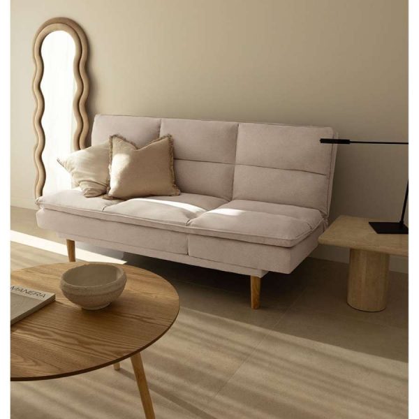 Sofá cama Veka beige de Sklum