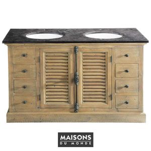 Mueble de lavabo Persiennes de Maisons du Monde