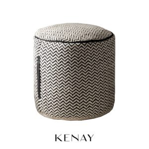 Puf Mond negro de Kenay