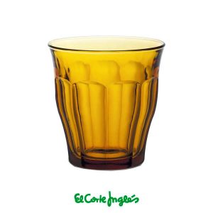 Vaso Picardie ámbar de cristal de Duralex