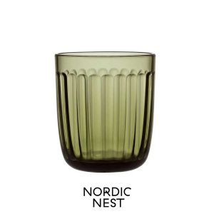 Vaso Raami de cristal verde de Nordic Nest