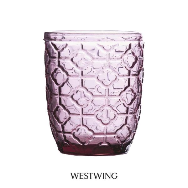 Vasos de cristal de colores