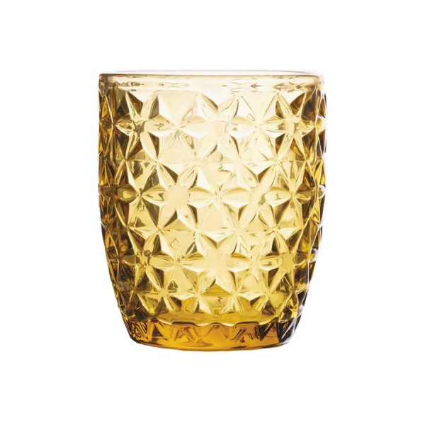 Vasos de cristal de colores