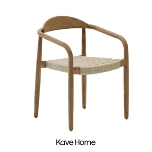 Silla Nina de madera y cuerda de Kave Home