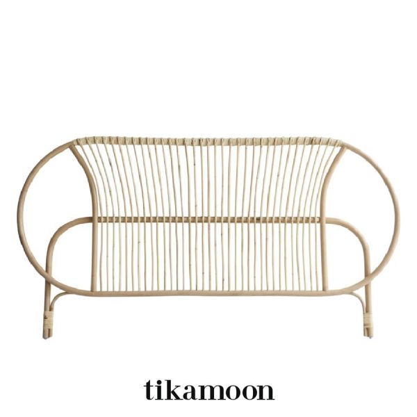 Cabecero Leontie de ratán de Tikamoon