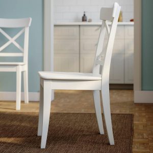 Silla Rosentorp blanca de Ikea