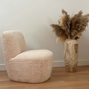 Mika boucle armchair by Ella James