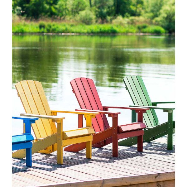 Silla Adirondack rojo