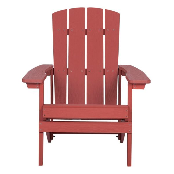 Silla Adirondack rojo