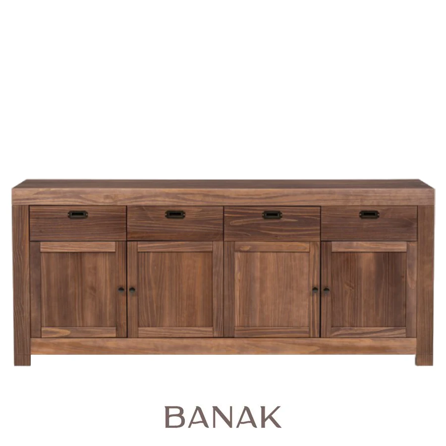 Aparador Nador de madera maciza de Banak