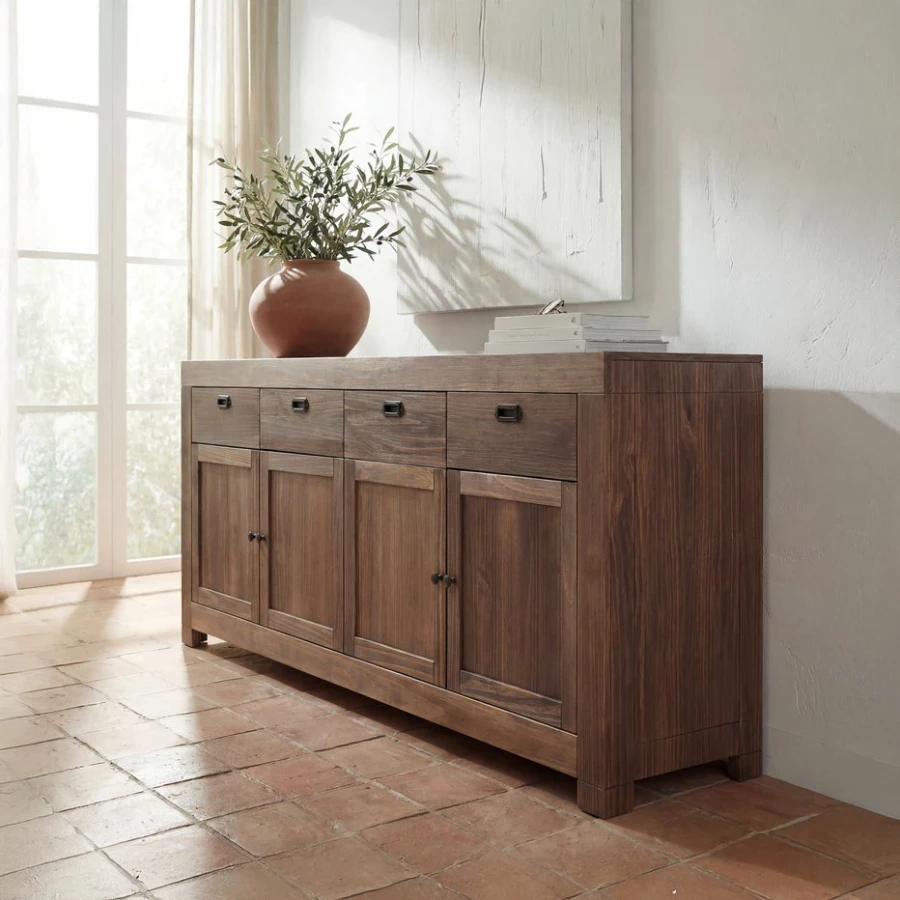 Aparador Nador de madera maciza de Banak