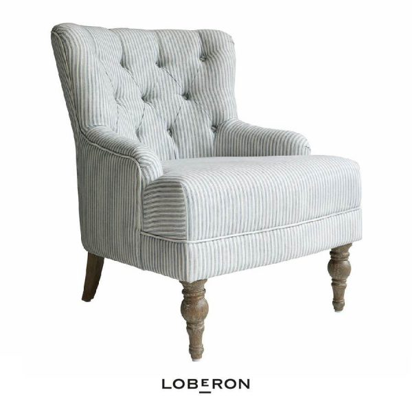 Fauteuil en lin Amuran de Loberon