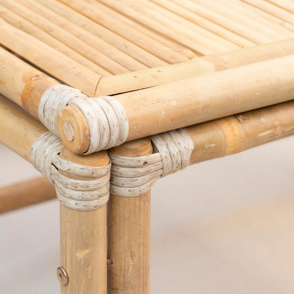 Mesa de jardín de bambú Lase