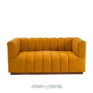 Sloane mustard sofa by Atkin and Thyme