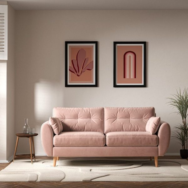 Pink sofa Ada by La Redoute