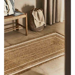 Alfombra rectangular de yute Clover de Westwing